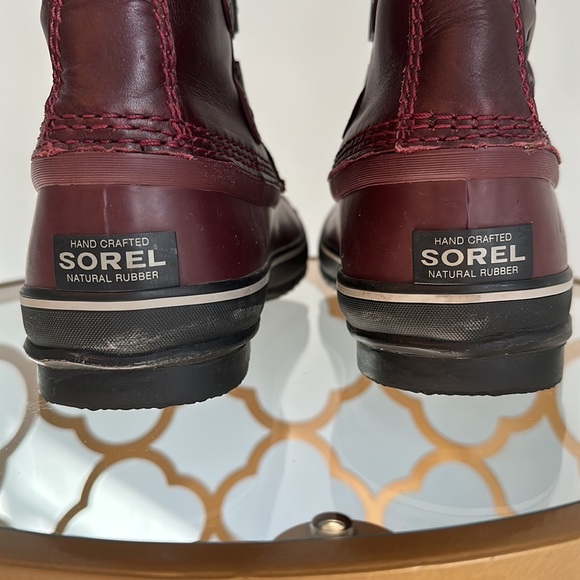 SOREL Joan of Arctic Boots Leather 8.5 Winter Excellent condition - Picture 4 of 16